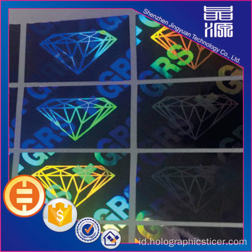 Stiker Hologram Asli Asli